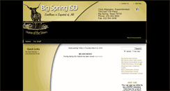 Desktop Screenshot of bigspringisd.net